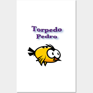 Torpedo Pedro, the manic bird Posters and Art